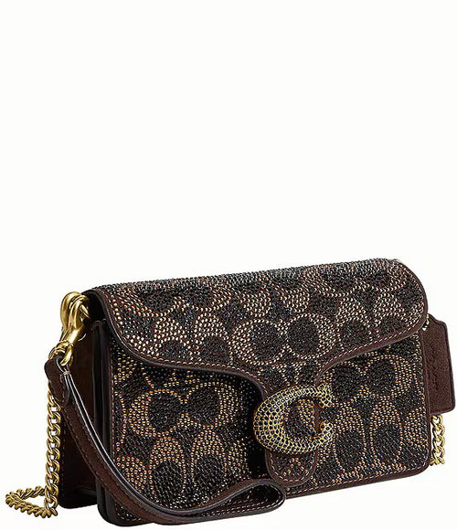 Crystal Tabby Shoulder Bag